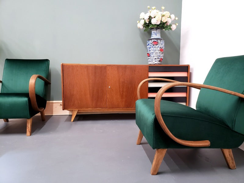 1966 jiri jiroutek sideboard, model u 460 in black, white and pink – A rare vintage treasure