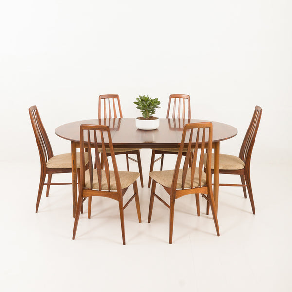 Danish mid century dining table with extension in rosewood, 1960s – A rare vintage treasure