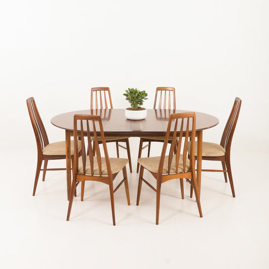 Danish mid century dining table with extension in rosewood, 1960s – A rare vintage treasure