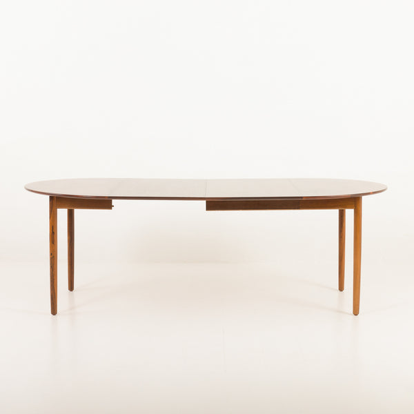 Danish mid century dining table with extension in rosewood, 1960s – A rare vintage treasure