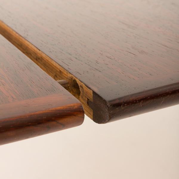 Danish mid century dining table with extension in rosewood, 1960s – A rare vintage treasure