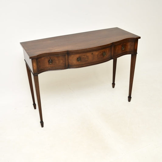 Antique edwardian mahogany console table – A rare vintage treasure