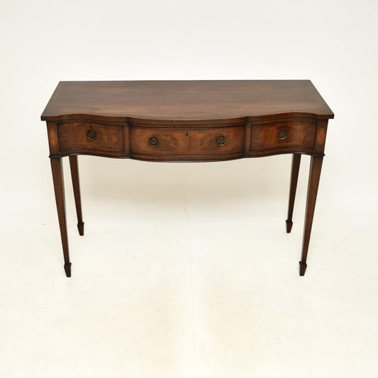 Antique edwardian mahogany console table – A rare vintage treasure